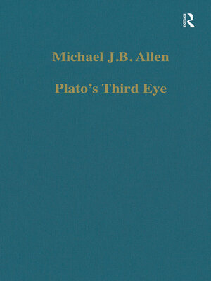 cover image of Plato's Third Eye